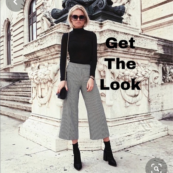 White House Black Market Pants - White House Black Market tweed culottes